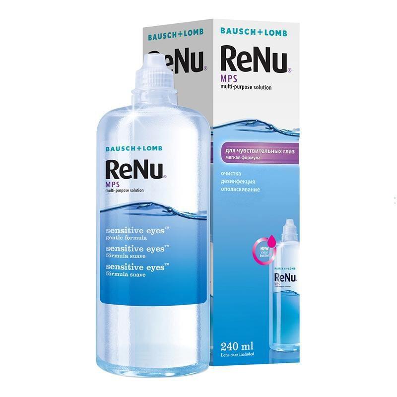 Раствор для линз ReNu MultiPlus для чувств глаз 240 ml