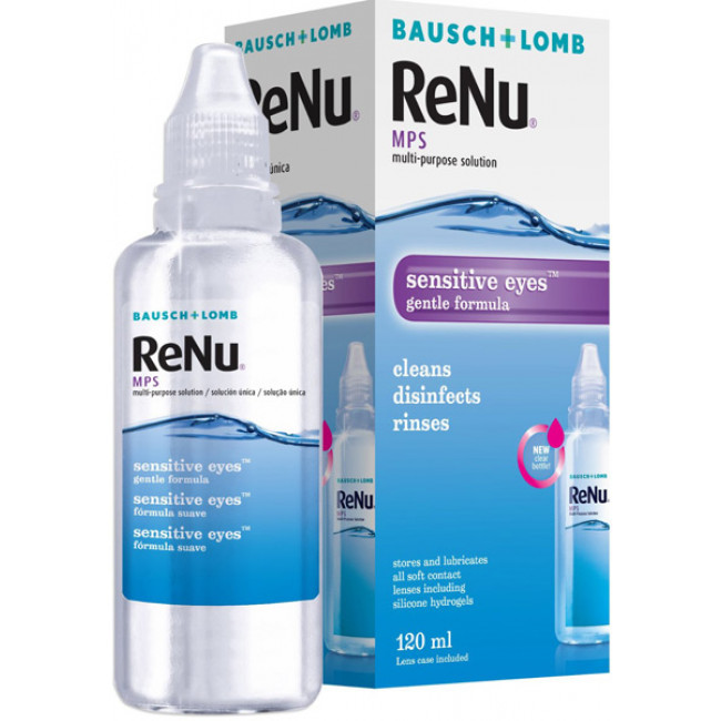 Раствор для линз ReNu MultiPlus для чувств. глаз 120 ml